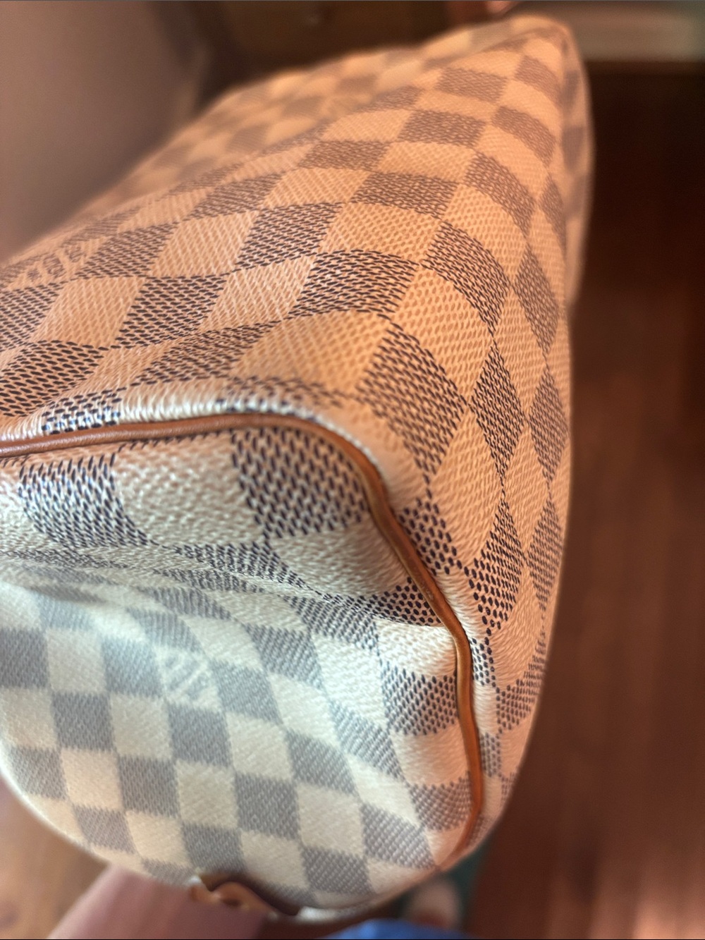 Louis Vuitton Speedy 25 in Damier Azur canvas - Picture 13 of 14